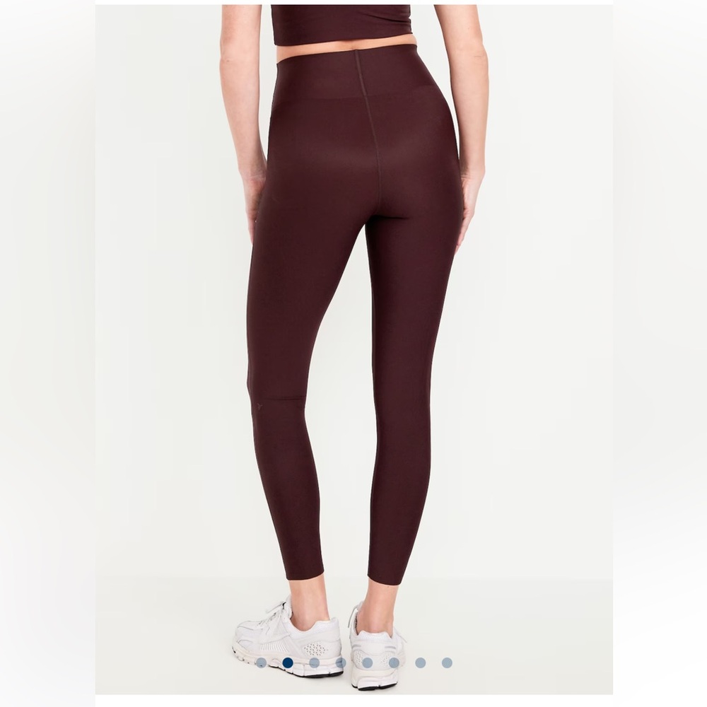 NWOT Extra High-Waisted PowerSoft Sculpt 7/8 Leggings Boxwood Size Small - Picture 2 of 7
